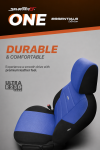 Set Huse Scaune Auto SelectedFit Flex Design by Otom textil – Negru si albastru, pentru scaune fata si spate
