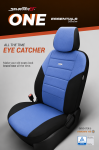 Set Huse Scaune Auto SelectedFit Flex Design by Otom textil – Negru si albastru, pentru scaune fata si spate