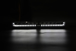 LED BAR Flexzon SHARK-LITE BOOST 47 cm, 125W, 11000 lm, DRL Alb-Portocaliu, Efect de Pornire Dinamic, lumina de avertizare cu 4 moduri, E-Mark E9, R65, 10-24V