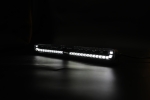 LED BAR Flexzon SHARK-LITE BOOST 47 cm, 125W, 11000 lm, DRL Alb-Portocaliu, Efect de Pornire Dinamic, lumina de avertizare cu 4 moduri, E-Mark E9, R65, 10-24V