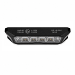 LED Gabarit Girofar Stroboscopic, Lumina Portocalie, 4 LED, 15.1W, 9 Moduri, E-Mark E9, ECE R65, IP67, 12-24V, 108 mm