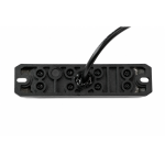 LED Gabarit Girofar Stroboscopic, Lumina Portocalie, 6 LED, 15.6W, 9 Moduri, E-Mark E9, ECE R65, IP67, 12-24V, 128 mm