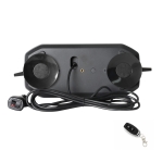 Rampa Girofar LED Stroboscopic cu Telecomanda si Baterie Li-Ion, Lumina Portocalie, Lentila Fumurie, 68 LED, 30W, 20 Moduri, E-Mark E9/E57, ECE R65, IP67, 12-24V