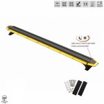 Rampa Girofar LED Stroboscopic Portocalie, 122.2 cm, 14 Moduri de Avertizare, 12/24/48V, 57-80W, ECE R65/R10, E9, IP67, Senzor Zi/Noapte
