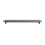 Rampa Girofar LED Stroboscopic Portocalie, 122.2 cm, 14 Moduri de Avertizare, 12/24/48V, 57-80W, ECE R65/R10, E9, IP67, Senzor Zi/Noapte