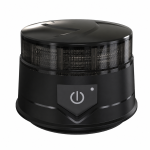 Girofar LED Stroboscopic Portocaliu Fumuriu, cu Baterie Li-Ion si Telecomanda, 36 LED, 19W, 12-24V, 7 Moduri, Magnetic cu Ventuza, E9, ECE R10, IP67