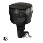 Girofar LED Stroboscopic Portocaliu Fumuriu, cu Montaj pe Suport, 36 LED, 19W, 12-24V, 7 Moduri, ECE R65/R10, E9, IP67, 92 mm