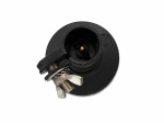 Girofar LED Stroboscopic Portocaliu Fumuriu, cu Montaj pe Suport, 36 LED, 19W, 12-24V, 7 Moduri, ECE R65/R10, E9, IP67, 92 mm