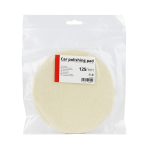 Disc din Pasla pentru Lustruire cu Prindere Velcro, 125x10 mm, pentru Metal, Inox, Aluminiu, Sticla, Faruri si Lemn