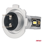 Set 2 Becuri LED AMiO H-Mini H7/H18, 42W, 2225 lm, 6500K Lumina Alba Rece, CSP LED, CANBUS, 12V/24V, Plug & Play, E9, R10