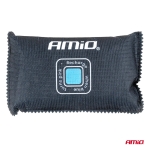 Set 3 absorbante de umiditate AMIO cu indicator de saturatie, 3x400 g, pentru auto, garaj, rulota si barca