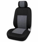 Set Premium huse scaune auto fata universale Flexzon, gri, 2+1 Lux