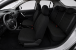 Set Complet Huse Scaune Auto Pentru Dacia Logan I 2004-2012, Dacia Logan II 2012+, Textil, Negru, 9 Piese