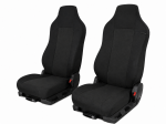Set Huse Scaune Camion Pentru MAN GA, TGL, TGX, TGS, Textil, Negru, 2 Piese