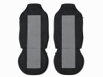Set Huse Scaune Camion Pentru MAN GA, TGL, TGX, TGS, Textil, Gri-Negru, 2 Piese