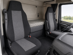 Set Huse Scaun Auto Flexzon Lux Pentru Camion DAF CF, LF, XF 95, XF 105, Gri