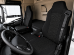 Set Huse Scaune Camion Pentru MAN TGA, TGL, TGX, TGS, Textil, Negru, 2 Piese