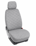 Set 2+1Huse Scaune Auto Fata Flexzon, Universale, Тextile Мoi, Gri