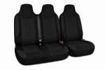 Set 2+1 Huse Scaune Auto VAN Textil Negru