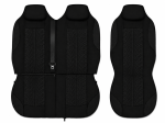 Set 2+1 Huse Scaune Auto VAN Textil Negru