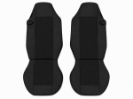 Set Huse Scaune Camion Premium Pentru Mercedes Axor, Atego, Actros, Textil, Negru, 2 Piese