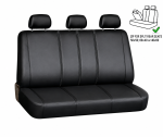 Set huse Scaune Auto Universale Piele ecologica, negru, 8 buc