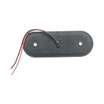 Lampa Laterala Gabarit LED Ovala 12-24V, Alba, 24 LED, Efect Neon, 115 x 44 mm