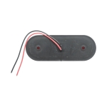 Lampa Laterala Gabarit LED Ovala 12-24V, Rosie, 24 LED, Efect Neon, 115 x 44 mm