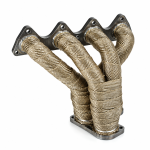 Banda termica termoizolanta, galerii evacuare, tobe de esapament, auto, moto, 1000°C, 5 cm x 12 m, Titanium