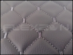 Covorase Auto din Piele Ecologica pentru DAF XF 106, Cutie Automata, Matlasate, Premium, Culoare Gri cu Cusatura Gri
