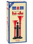 Claxon Pneumatic Dublu 24V Super Apollo Echo pentru Camion, TIR si Autobuz, 125 dB, 3-10 Bar