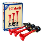 Claxon Pneumatic Triplu 24V Triple Arab pentru Camion, TIR si Autobuz, 125 dB, 3-10 Bar