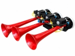 Claxon Pneumatic Triplu 24V Triple Arab pentru Camion, TIR si Autobuz, 125 dB, 3-10 Bar