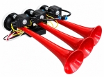 Claxon Pneumatic Triplu 24V Triple Arab pentru Camion, TIR si Autobuz, 125 dB, 3-10 Bar