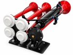 Claxon Pneumatic cu 5 Trompete 24V Super Resonant Air Dadan pentru Camion, TIR si Autobuz, 125 dB, 3-10 Bar