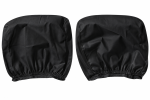 Set 2 Huse Tetiere Auto Universale, Material Elastic, Negru