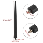 Antena radio auto AM/FM pentru Fiat 500, Alfa Romeo MiTo, Giulietta, 159, Lancia Delta III, 21 cm, Neagra