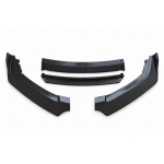 Prelungire Bara Fata Universala, Lip Spoiler Auto Tuning, 4 Piese, ABS, Negru Lucios, 180 cm