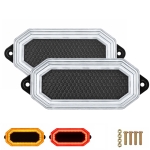 Set 2 Lampi LED Gabarit si Avertizare, Rosu/Galben, Pornire Dinamica, 12V/24V