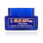 Interfata Diagnoza Auto OBD2 ELM327 Mini, Bluetooth, Scanner Auto, Citire si Stergere Erori, Albastru