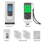 Aparat Digital Masurat Grosimea Vopselei Auto HW300PRO, Tester Vopsea Fe/NFe, Ecran LCD, 0-1800 Microni