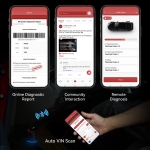 Tester Diagnoza Auto Profesional ThinkDiag ThinkCar, Bluetooth OBD2, 15 Functii Service, Codare ECU, Licenta Gratuita 1 An + OBD Cablu 36 cm