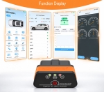 Interfata Diagnoza Auto KONNWEI OBD2 Bluetooth 5.2, Android/iOS, Aplicatie MAXOBD Gratuita, Fara Abonament