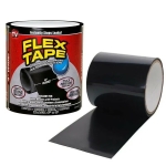 Banda Adeziva Impermeabila FLEX TAPE, Cauciucata, pentru Reparatii si Etansare, 10 cm x 152 cm, Negru