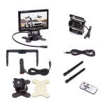 Sistem Camera Marsarier Wireless cu Monitor 7 Inch, 12V/24V, Vedere Nocturna IR, IP67, pentru Camion, TIR si Autoutilitara