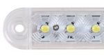 LED Lampa Laterala Flexzon, Alba, Gabarit, 12V -24V, 6 SMD, Resistenta La Apa