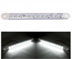 LED Lampa Laterala Flexzon, Alba, Gabarit, 12V -24V, 18cm, 12 SMD, Resistenta La Apa