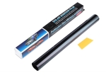 Folia auto pentru întunecarea geamurilor negru + cuțit spatulă și cutie, 35%, 76cm x 3m