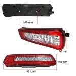 Set 2 Auto LED Lampi Spate Flexzon, Stanga Si Dreapta, LED SMD, 24V,  Compatibile Volvo FH4 2013+