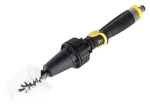 Perie rotativa cu jet de apa pentru spalare auto si gradina cu 2 capete interschimbabile compatibila cu furtun de gradina - Carmotion